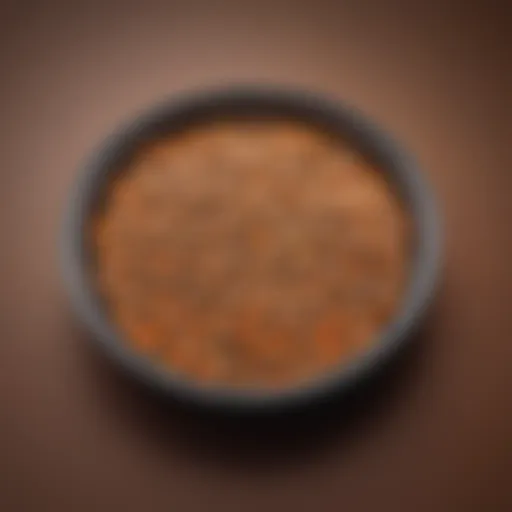 A close-up view of a bowl filled with various LID dog food ingredients, showcasing the simplicity and quality of the components.