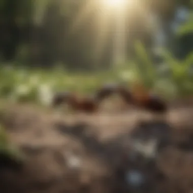 Ant Behavior: Patterns and Insights Infographic illustrating ant behavior and movement patterns
