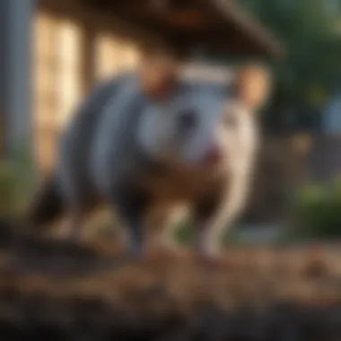 Indicators of Opossum Activity Near a Home Signs of opossum presence around a house