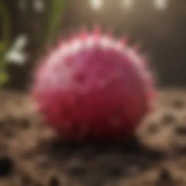 Soil Conditions for Dragon Fruit Close-up of soil conditions suitable for dragon fruit cultivation