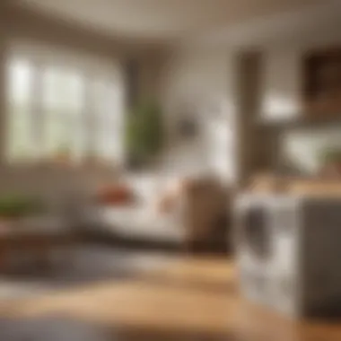 Enhancing Indoor Air Quality with Purified Air Systems A serene home environment illustrating the effect of purified air on indoor air quality.