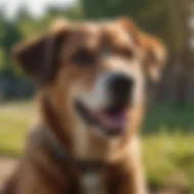 A happy dog playing outdoors, symbolizing the benefits of rabies vaccination