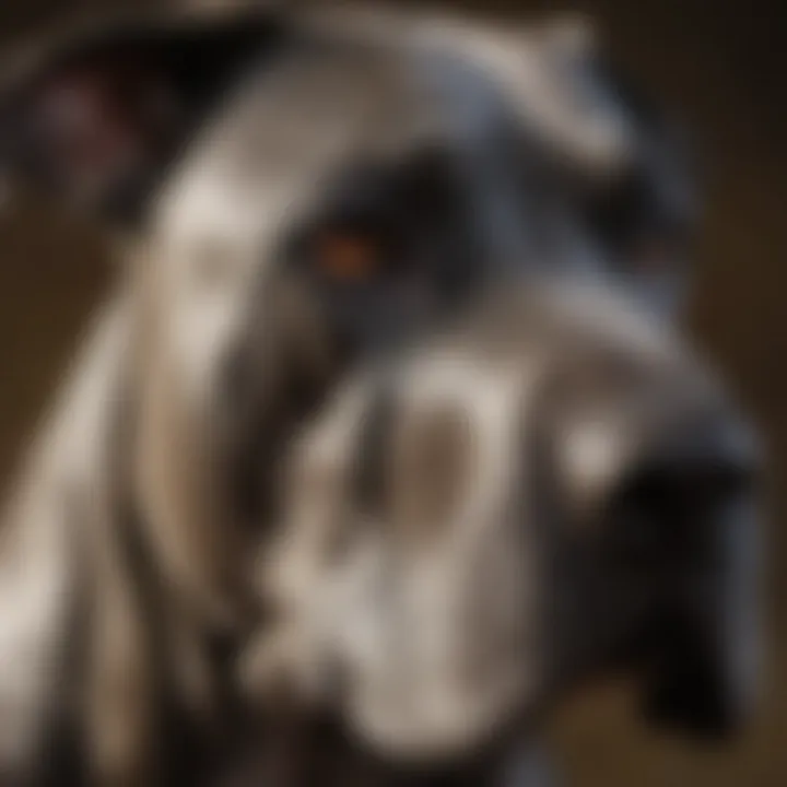 Healthy Great Dane with a shiny coat