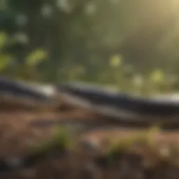 Diagram illustrating the principles of snake repellents