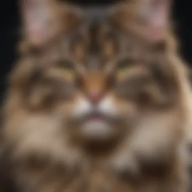 Maine Coon: The Affectionate Companion Playful Maine Coon cat with a joyful expression