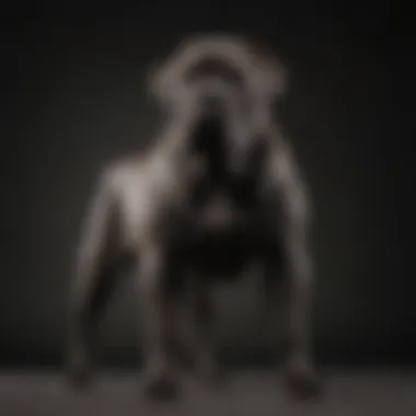 Muscular Build of Bully Max Cane Corso A Bully Max Cane Corso showcasing its muscular build