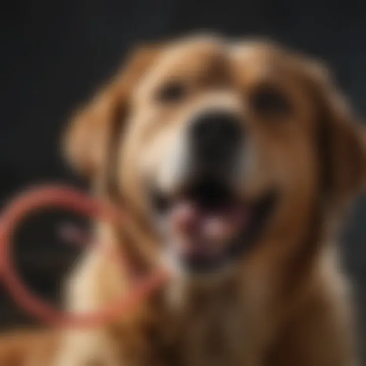Symptoms of roundworm infestation in dogs