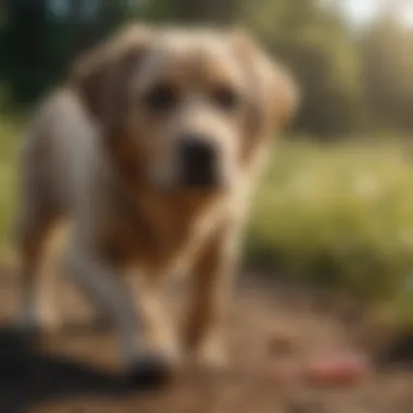 Treatment options for dogs affected by roundworms
