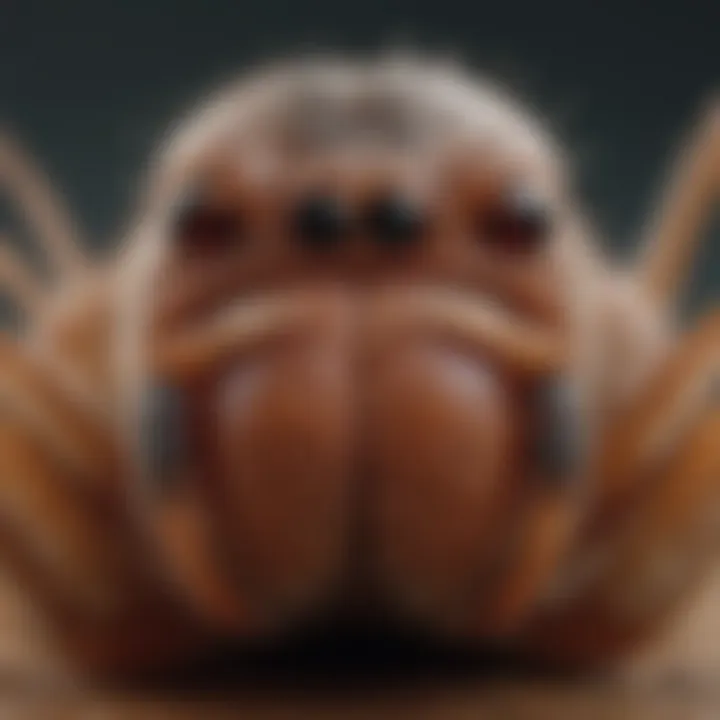 Illustration of spider displaying its unique characteristics