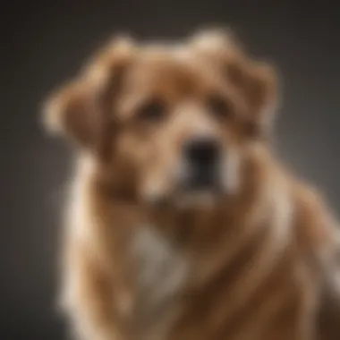 Close-up of a well-groomed dog's coat, highlighting the benefits of coat care