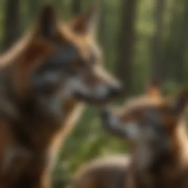 Ecological Role of Red Wolves Infographic illustrating the ecological role of red wolves in their ecosystem