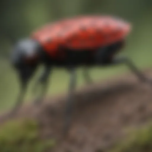 Lifecycle stages of the spotted lanternfly