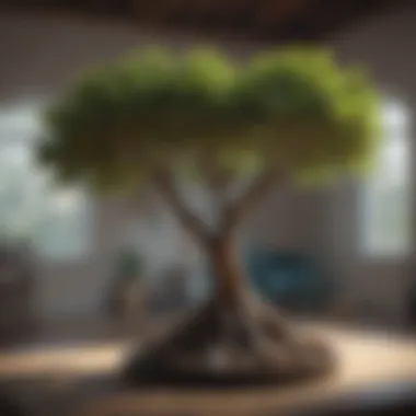Indoor Fig Tree with Proper Lighting Fig tree in an indoor setting with proper lighting