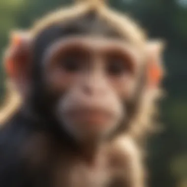 Ethical Considerations in Pet Monkey Ownership An illustration highlighting ethical considerations in pet ownership and animal well-being.