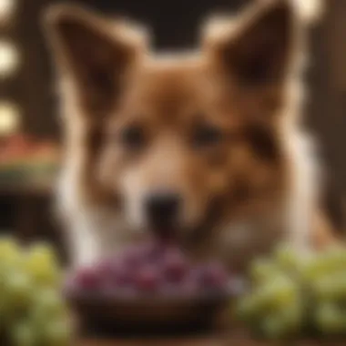 A selection of safe food alternatives for dogs