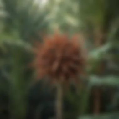 Diverse species of spiky palm-like plants thriving in a natural landscape