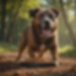 High-energy dog enjoying Victor Purpose Performance Dog Food