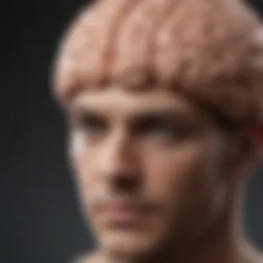 Myths vs. Realities of Brain Usage A conceptual illustration of myths surrounding brain usage and scientific truths.