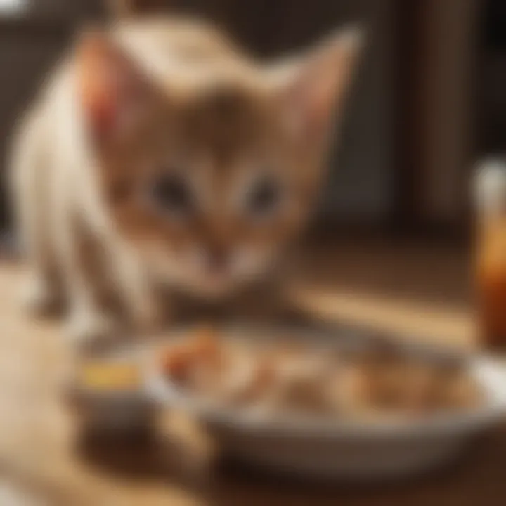Healthy feeding practices for kittens